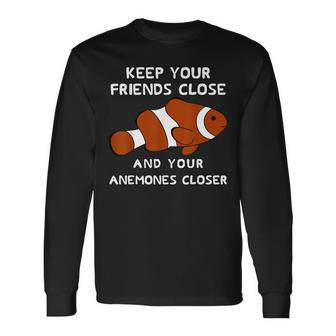 Clown Fish Pun Clownfish Anemone Long Sleeve T-Shirt | Mazezy