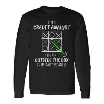 Credit Analyst Long Sleeve T-Shirt | Mazezy