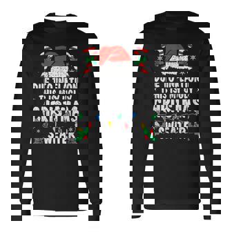 Due To Inflation Ugly Christmas Sweaters Holiday Party Long Sleeve T-Shirt | Mazezy