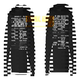 External Auditor Hourly Rate External Accountant Long Sleeve T-Shirt | Mazezy