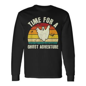 Ghost Hunting Scary Halloween Ghost Hunter Long Sleeve - Seseable