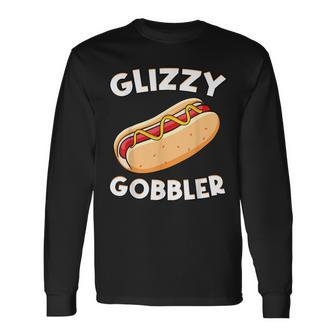 Hot Dog Glizzy Gobbler Number One Glizzy Gladiator Long Sleeve T-Shirt - Seseable