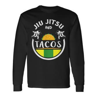 Jiu Jitsu Taco Brazilian Bjj Apparel Long Sleeve T-Shirt | Mazezy