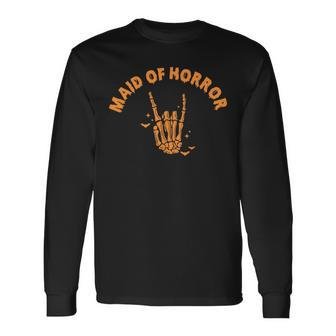 In My Maid Of Honor Era Two Sides Spooky Halloween Long Sleeve T-Shirt - Seseable
