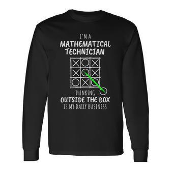 Mathematical Technician Long Sleeve T-Shirt | Mazezy