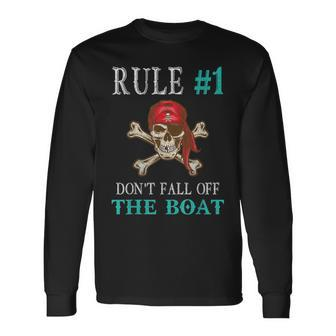 Pirate Quote Tampa Gasparilla Crossbones Long Sleeve T-Shirt | Mazezy UK