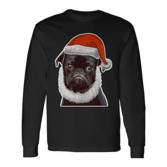 Pug Christmas Ugly Sweater For Pug Dog Lover Long Sleeve T-Shirt - Monsterry AU