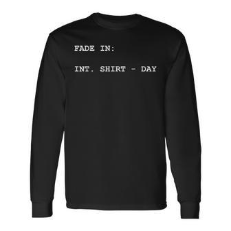 For Screenwriters Long Sleeve T-Shirt | Mazezy UK
