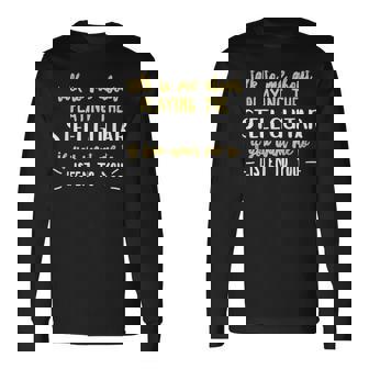Sl Guitar Talk To Me About The Sl Guitar Long Sleeve T-Shirt | Mazezy
