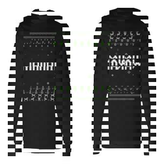 Ugly Xmas Sweater Style Matching Mawmaw Ugly Christmas Long Sleeve T-Shirt | Mazezy