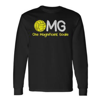 Water Polo Ball Player One Magnificent Goalie Men Long Sleeve T-Shirt | Mazezy