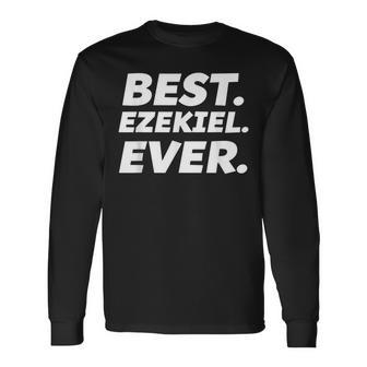 Worlds Best Ezekiel Kid Ezekiel Name Long Sleeve T-Shirt | Mazezy