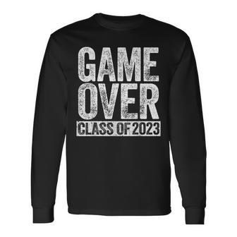 Game Over Class Of 2023 Graduation Long Sleeve T-Shirt T-Shirt | Mazezy