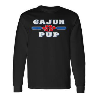 Gay Cajun Pup Play Bdsm Puppy Fetish Pride Long Sleeve T-Shirt T-Shirt | Mazezy