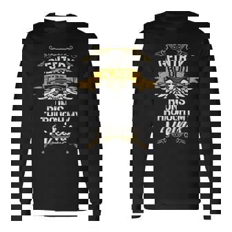 Gentry Blood Runs Through My Veins Long Sleeve T-Shirt | Mazezy