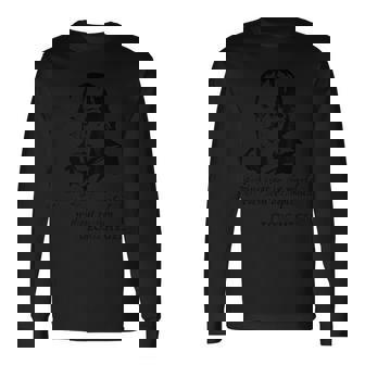 Georg Hegel Quote Long Sleeve T-Shirt | Mazezy