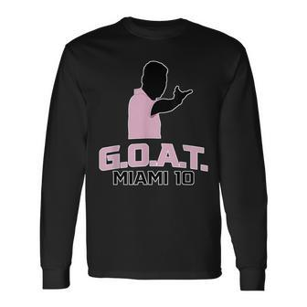 Goat Miami 10 Long Sleeve T-Shirt | Mazezy