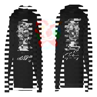 Golding Name Santa Golding Long Sleeve T-Shirt - Seseable