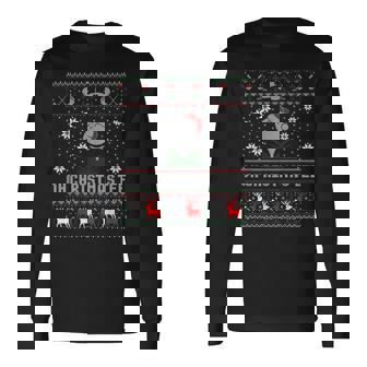 Golf Christmas Golfer Oh Christmas Ugly Sweater Long Sleeve T-Shirt | Mazezy