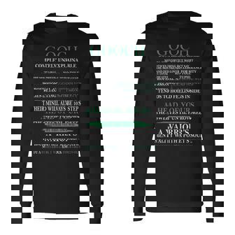 Gooch Name Gooch Completely Unexplainable Long Sleeve T-Shirt - Seseable
