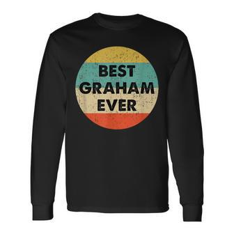Graham Name Long Sleeve T-Shirt - Thegiftio UK