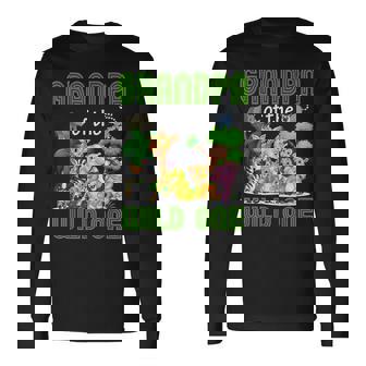 Grandpa Of The Wild One Zoo Birthday Safari Jungle Animals Long Sleeve T-Shirt | Mazezy
