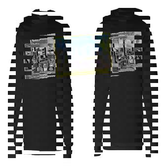 Greetings From Yucca Flats Long Sleeve T-Shirt | Mazezy