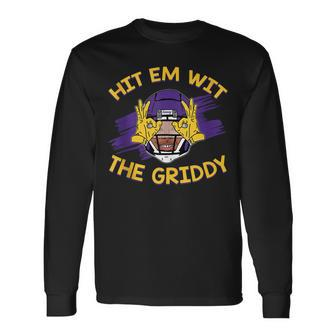 Do The Griddy Griddy Dance Football American Long Sleeve T-Shirt | Mazezy