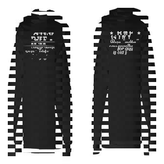 Grumpy Cause Grandfather Is For Old Guys Fathers Day Long Sleeve T-Shirt | Mazezy