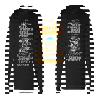 Im A Grumpy Old Forklift Operator Fathers Day Long Sleeve T-Shirt | Mazezy