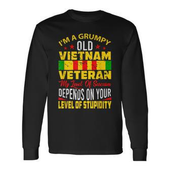 Im A Grumpy Old Vietnam Veteran Long Sleeve T-Shirt | Mazezy