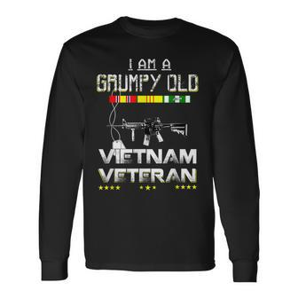 Im A Grumpy Old Vietnam Veteran Long Sleeve T-Shirt | Mazezy