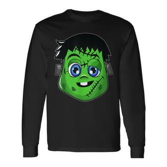 This Is My Halloween Costume Frankenstein Horror Movie Halloween Costume Long Sleeve T-Shirt | Mazezy