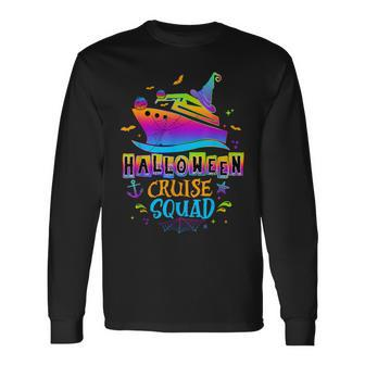 Halloween Cruise Squad Family 2022 Cruising Crew Long Sleeve T-Shirt - Monsterry UK
