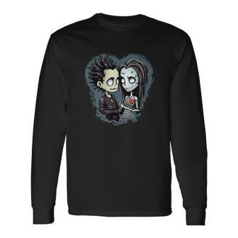 Halloween Frankenstein Lovers Long Sleeve T-Shirt | Mazezy