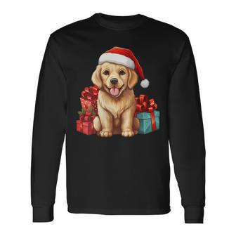 Hamiltonstovare Christmas Cute Dog Puppy Lovers Long Sleeve T-Shirt | Mazezy