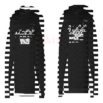 Handball King Handball Player Coach Long Sleeve T-Shirt | Mazezy