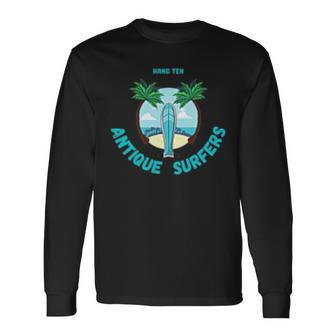 Hang Ten Antique Surfers Long Sleeve T-Shirt T-Shirt | Mazezy
