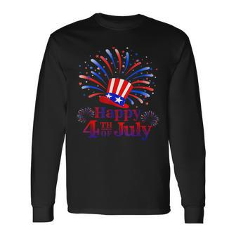 Happy 4Th Of July America Celebrating Freedom Long Sleeve T-Shirt - Monsterry UK