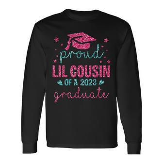 Happy Last Day Of School Proud Lil Cousin Of A 2023 Graduate Long Sleeve T-Shirt T-Shirt | Mazezy
