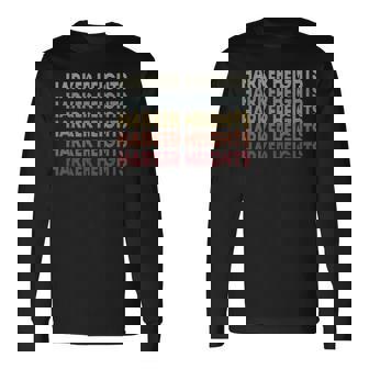 Harker-Heights Texas Harker-Heights Tx Retro Vintage Text Long Sleeve T-Shirt | Mazezy