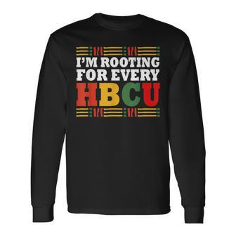 Hbcu Historically Black Colleges & Universities Educated Long Sleeve T-Shirt - Seseable