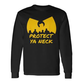 Hip Hop 90S Protect Ya Neck Long Sleeve T-Shirt | Mazezy AU