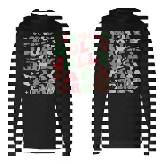 In My Holly Xmas Jolly Para Era Retro Christmas Jolly Para Long Sleeve T-Shirt - Thegiftio