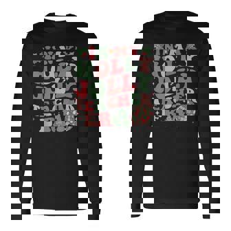 In My Holly Xmas Jolly Teacher Era Christmas Teacher Vibes Long Sleeve T-Shirt - Thegiftio