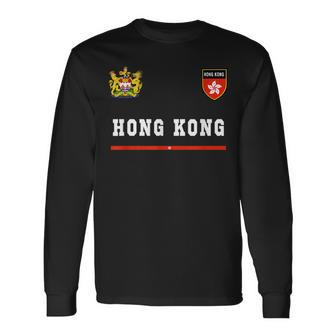Hong Kong SportSoccer Jersey Flag Football Long Sleeve T-Shirt T-Shirt | Mazezy CA