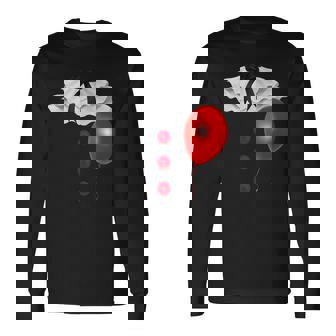 Horror Halloween Clown Carnival Clowns Costume Halloween Long Sleeve T-Shirt | Mazezy