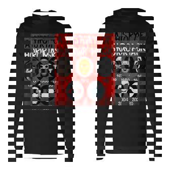 Horror Masks History Halloween Costumes Halloween Long Sleeve T-Shirt | Mazezy
