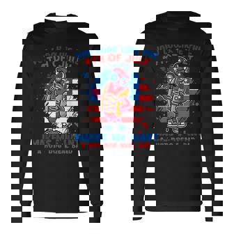 Hot Dog Glasses Makes Me Want You Look Like 4Th7 Day Long Sleeve T-Shirt | Mazezy