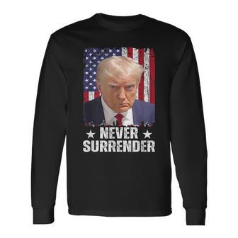 Hot Wanted Save America 2024 Never Surrender Long Sleeve T-Shirt | Mazezy